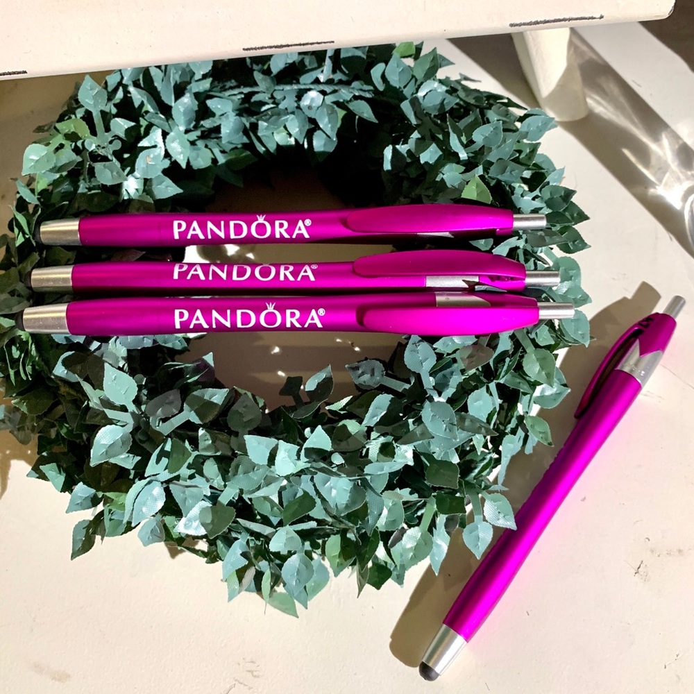 ❤️Pandora Charm Store Set of 4 Ink +Stylus Pens
